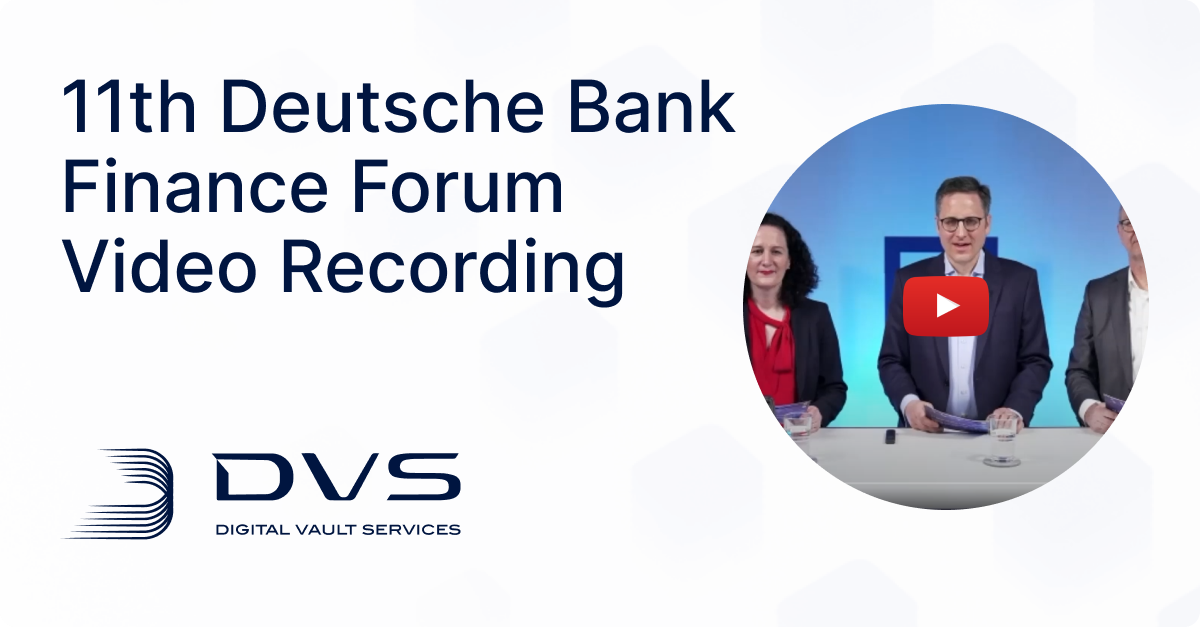 We are pleased to share the video recording for the 11th Deutsche Bank Finance Forum
